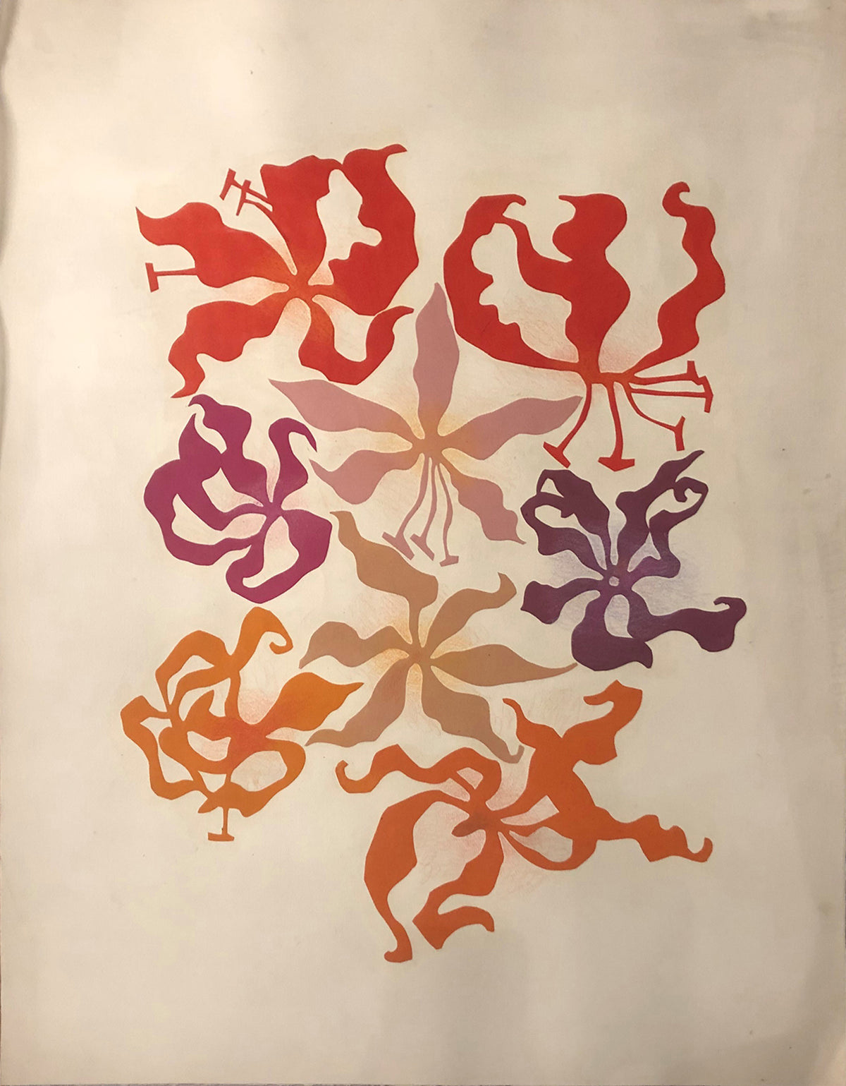 Lilies, Painting
