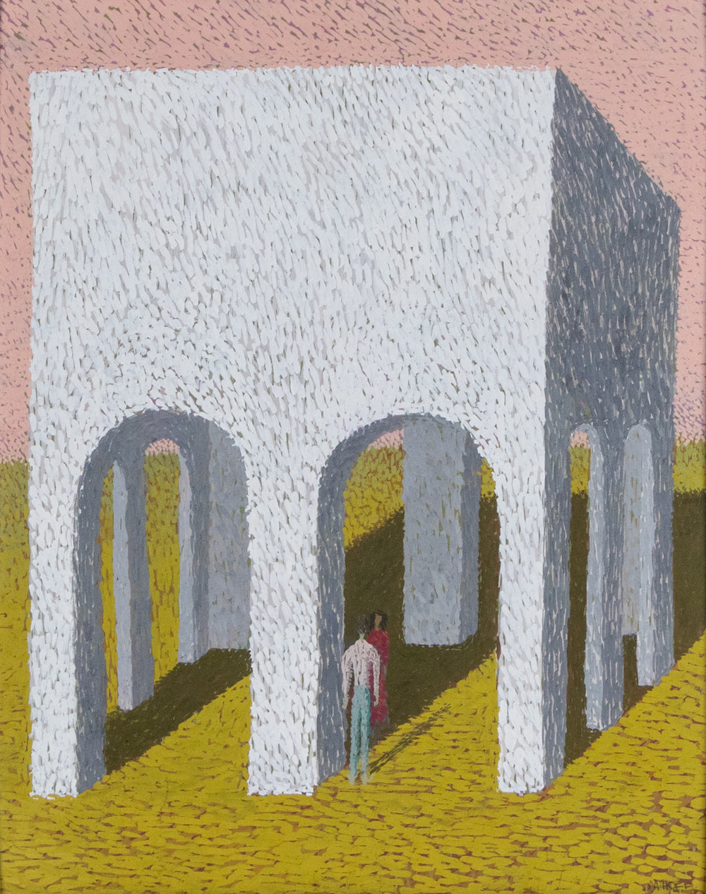 Tryst, Painting, 1955