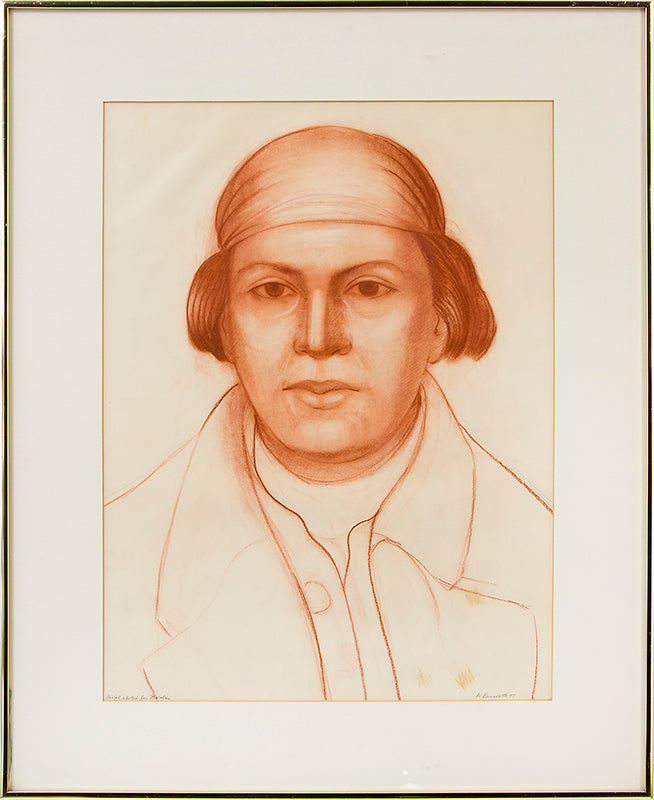 Final Sketch for Morelos (Justice Through the Ages, Colorado, Mural), Drawing, 1977