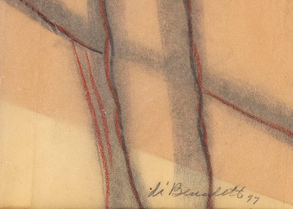 Chief Joseph 1840-1904, study for "Justice Through the Ages, Colorado" mural, Drawing, 1977