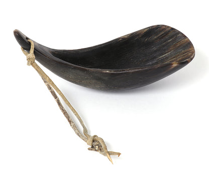 Carved Buffalo Horn Spoon