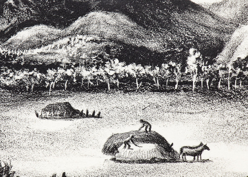 Farm in the Rockies, Print, 1945