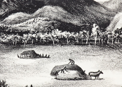 Farm in the Rockies, Print, 1945