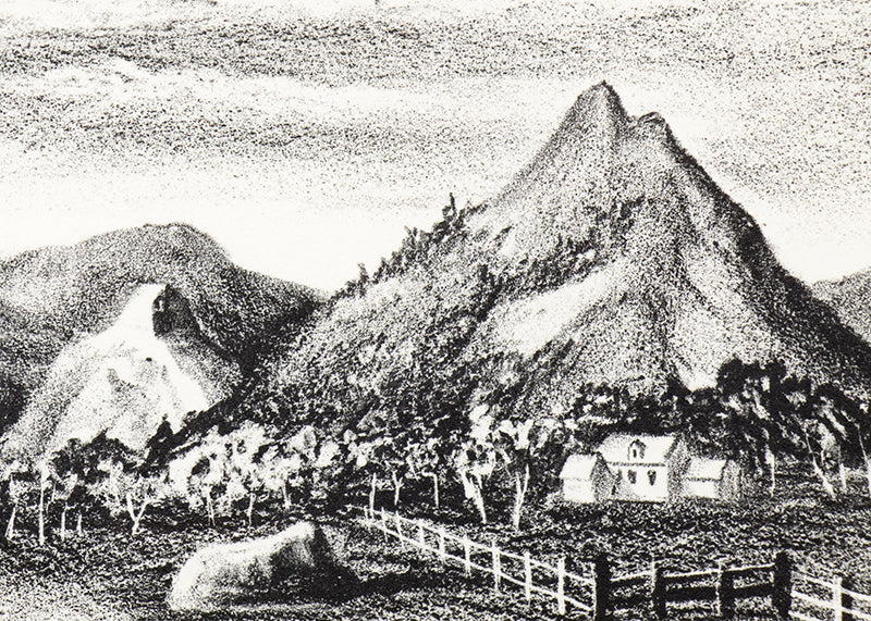 Farm in the Rockies, Print, 1945