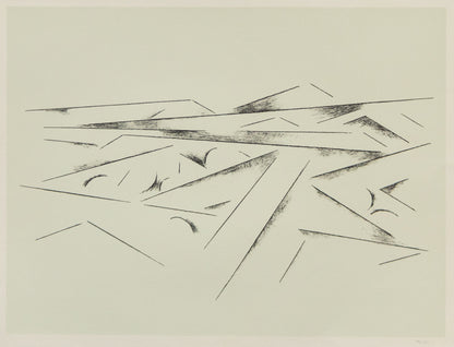Llano Quemado I (Abstract Landscape), Print, circa 1975