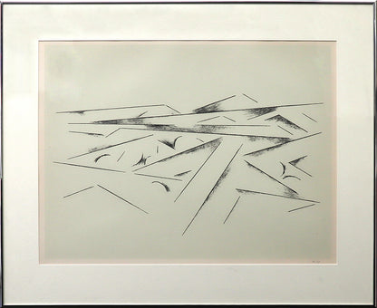 Llano Quemado I (Abstract Landscape), Print, circa 1975