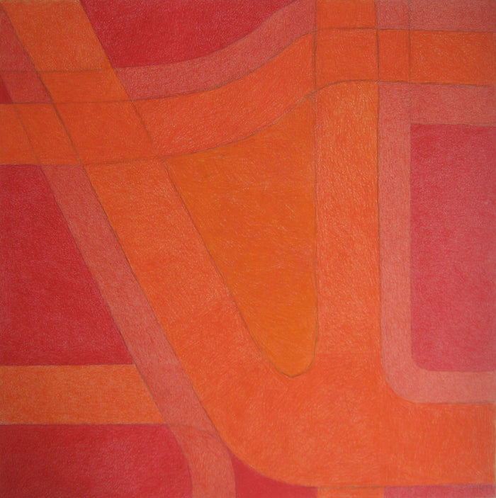 Red Street (Path Series), Drawing