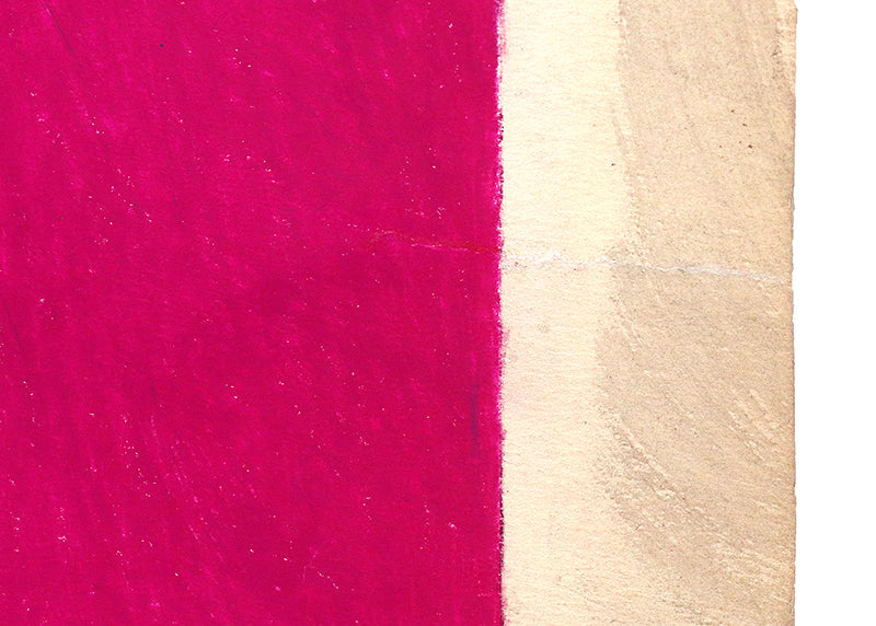 Untitled (Pattern Series) or Circus Series: Target, Conte Crayon Drawing, 1980