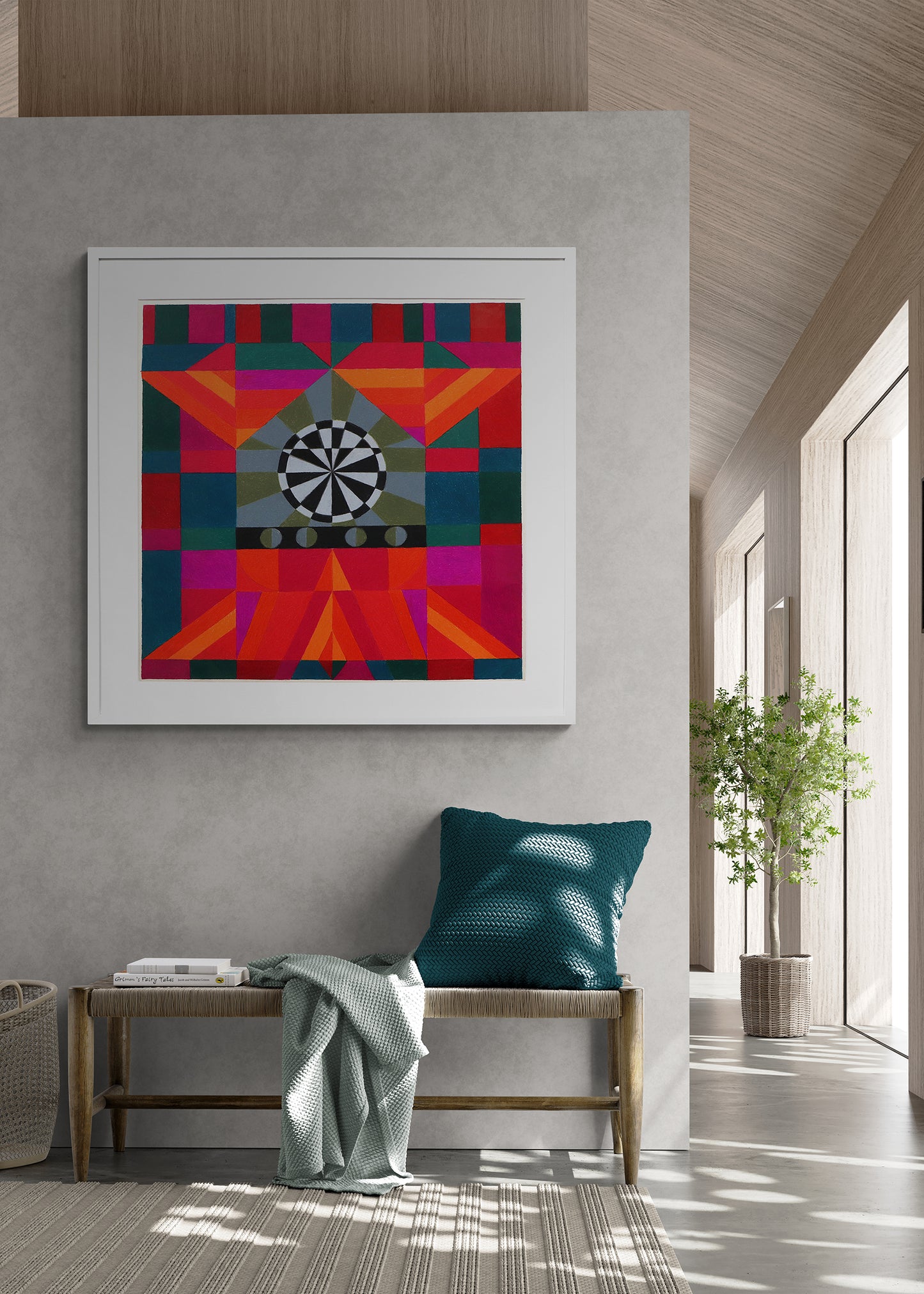 Untitled (Pattern Series) or Circus Series: Target, Drawing, 1980