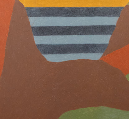 Cliff Barricade (Pattern Series), Drawing