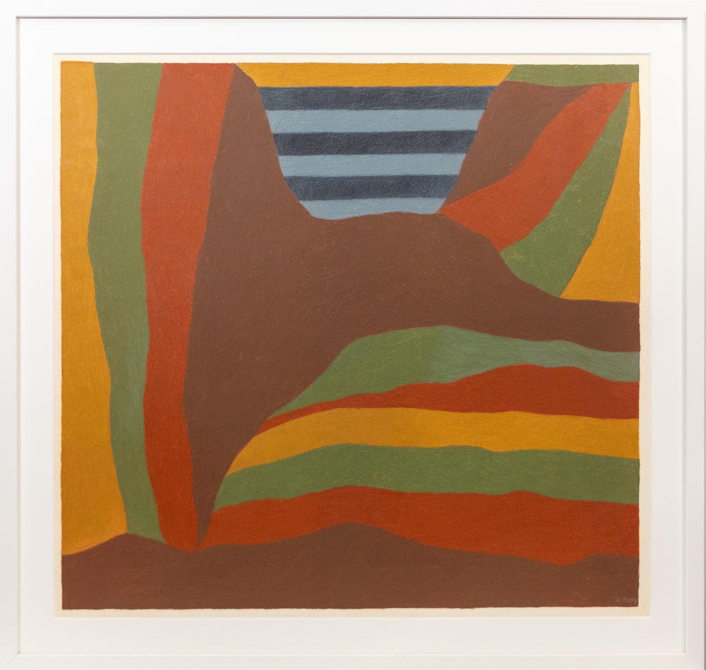 Cliff Barricade (Pattern Series), Drawing