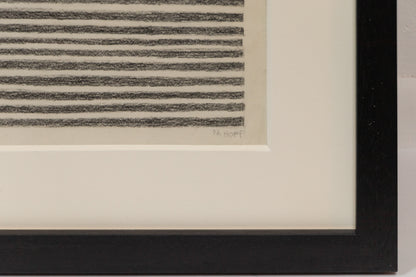 Curved Wall (Stripes Series), Drawing