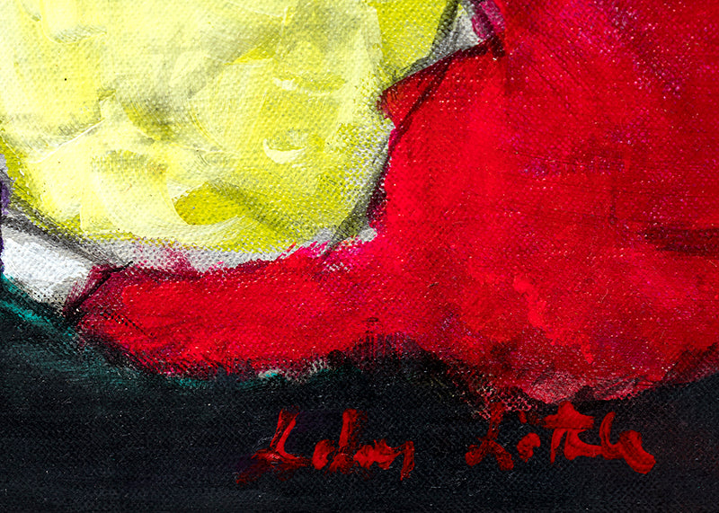 Untitled (Vibrant Forms, Abstract Expressionist Composition), Painting