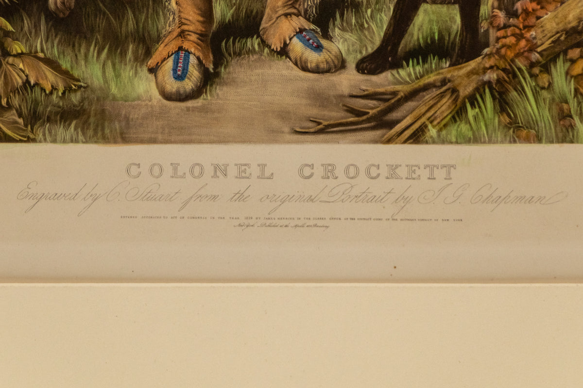 Colonel Crockett (Davy Crockett), Print, circa