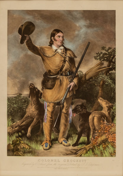 Colonel Crockett (Davy Crockett), Print, circa