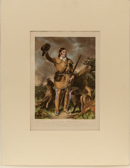 Colonel Crockett (Davy Crockett), Print, circa