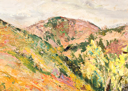 Untitled (Colorado Mountain Landscape, Autumn), Painting, circa 1950