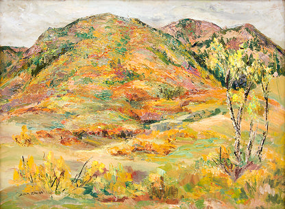 Untitled (Colorado Mountain Landscape, Autumn), Painting, circa 1950