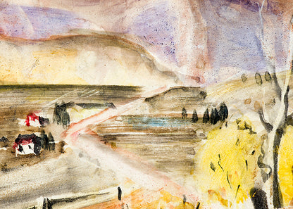 Pikes Peak (Colorado Mountain Landscape in Autumn), Painting, 1941