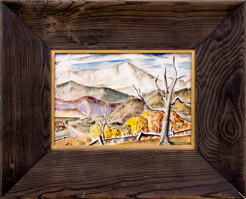 Pikes Peak (Colorado Mountain Landscape in Autumn), Painting, 1941