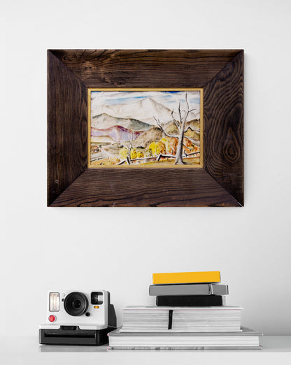 Pikes Peak (Colorado Mountain Landscape in Autumn), Painting, 1941