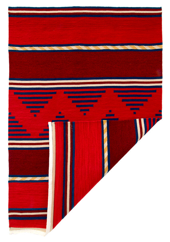 Hopi Serape woven by Ramona Sakiestewa, circa 1985-1990