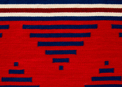 Hopi Serape woven by Ramona Sakiestewa, circa 1985-1990