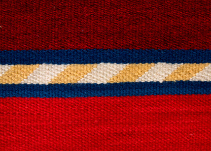 Hopi Serape woven by Ramona Sakiestewa, circa 1985-1990