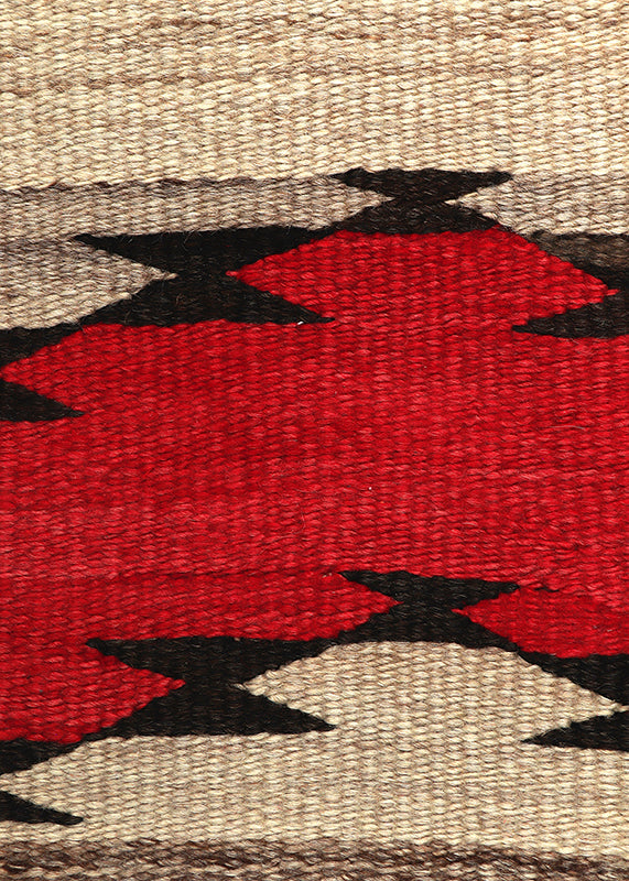 Transitional Blanket, circa 1930, Navajo (Diné), Transitional Blanket, 78 x 53 inches, Shipbox: Rugs, Blankets & General Native American (Average Size), Vertical, Large, aniline dye, handspun, wool, circa 1930, 1900-1949, 1920s, 1930s, 1940s, 20th CENTURY (1900-1999), Trading Post Era (1900-1950) Native American Art, Western & Native American, New Mexico, Arizona & the American Southwest, Native American Art
