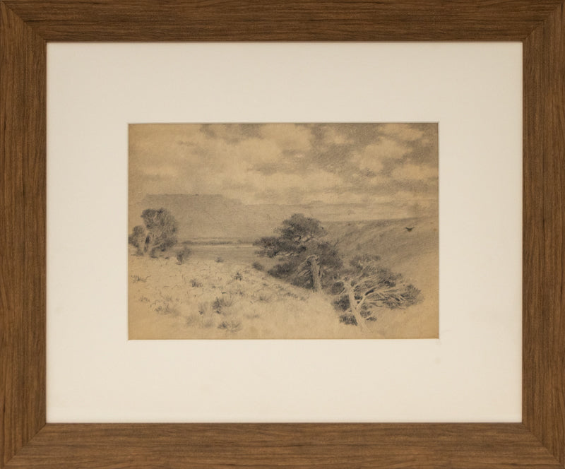 Untitled (Southern Colorado Landscape), Drawing, circa 1910