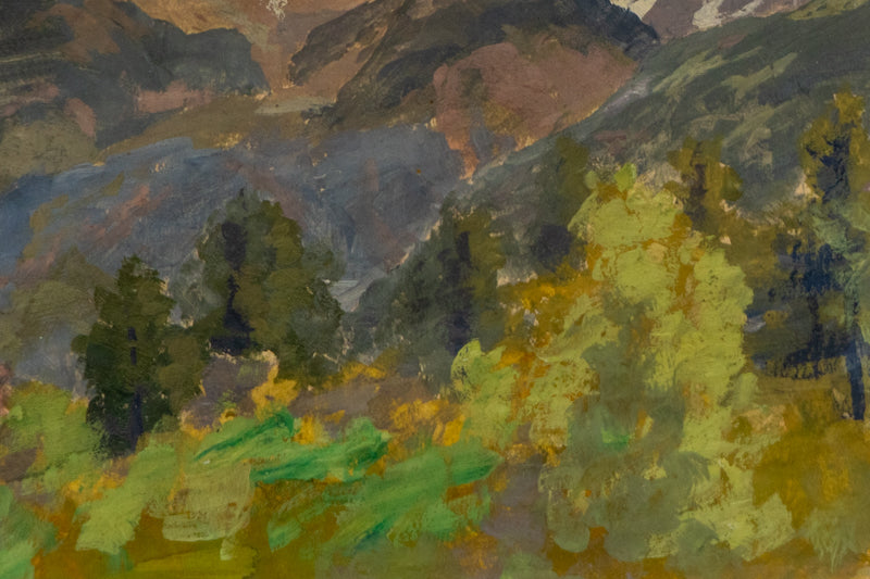 Untitled (Colorado Landscape), Painting, circa 1910