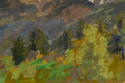 Untitled (Colorado Landscape), Painting, circa 1910
