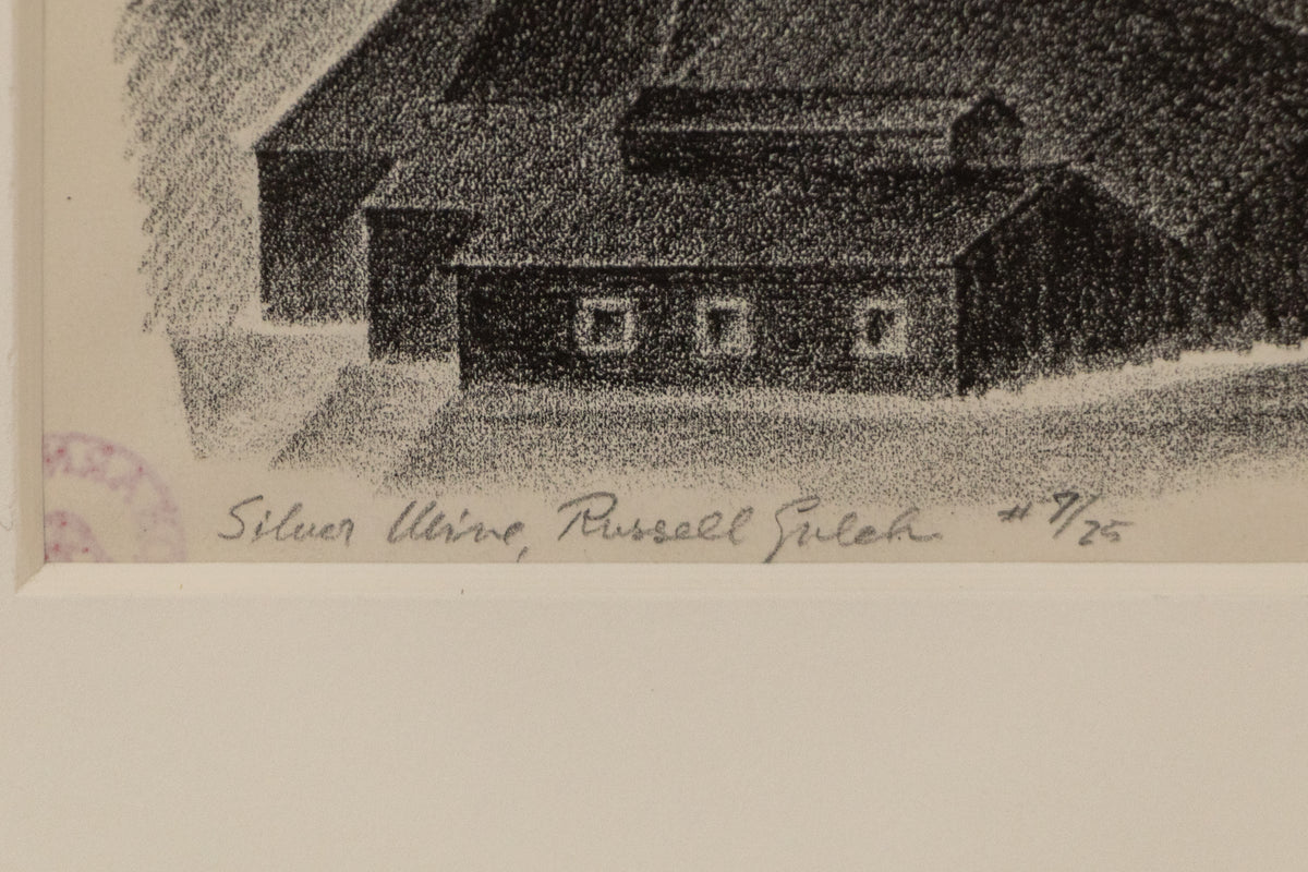 Silver Mine, Russell Gulch (Colorado), Print, dated 1933
