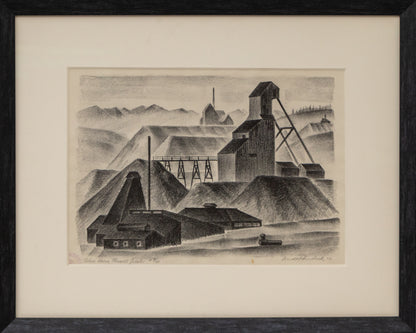 Silver Mine, Russell Gulch (Colorado), Print, dated 1933