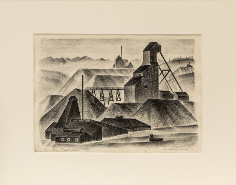 Silver Mine, Russell Gulch (Colorado), Print, dated 1933
