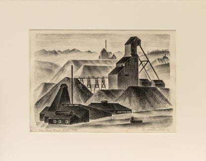 Silver Mine, Russell Gulch (Colorado), Print, dated 1933