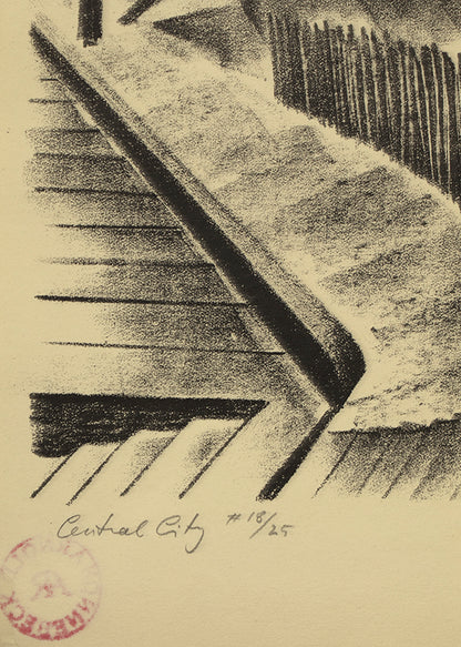 Central City (Colorado), Print, dated 1933