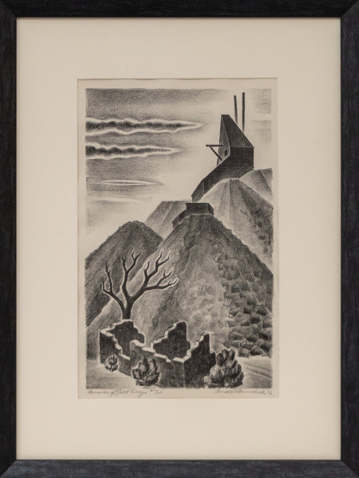 Memories of Gold Days (Abandoned Mine, Colorado), Print, 1933