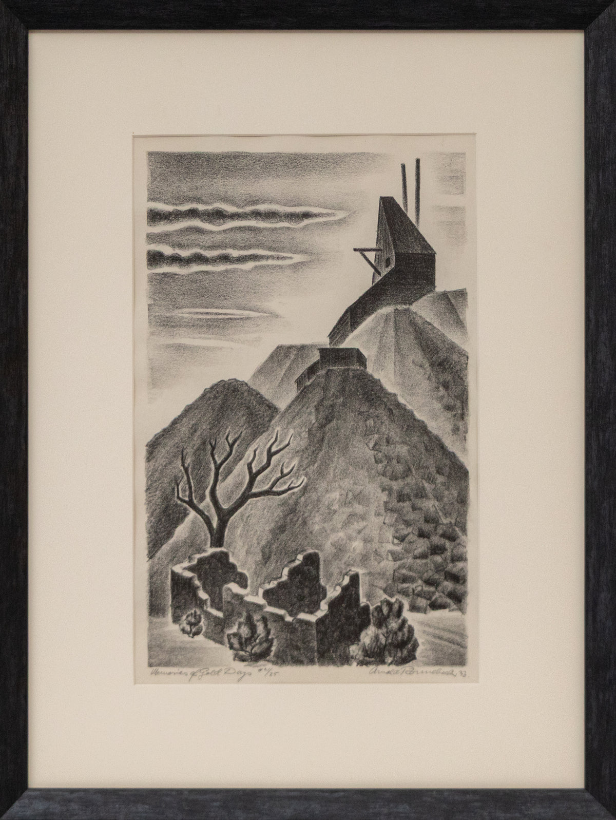 Memories of Gold Days  (Abandoned Mine, Colorado), Print, 1933