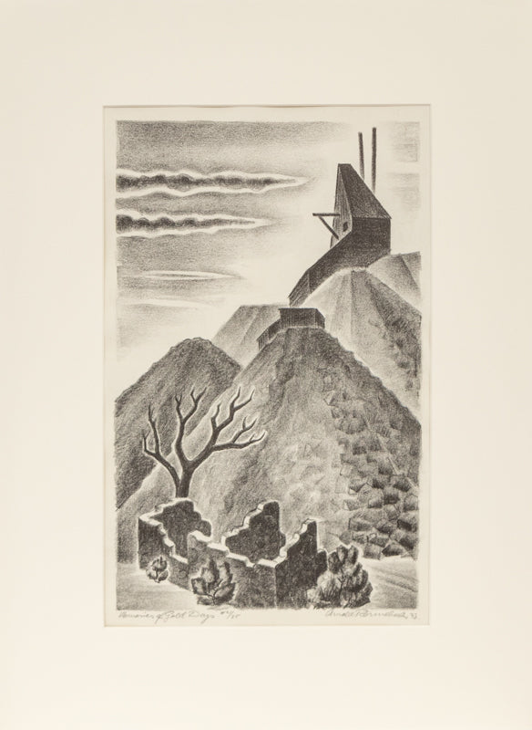 Memories of Gold Days  (Abandoned Mine, Colorado), Print, 1933
