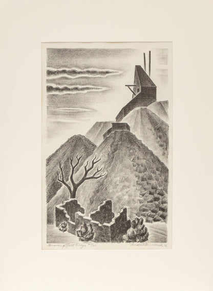 Memories of Gold Days  (Abandoned Mine, Colorado), Print, 1933
