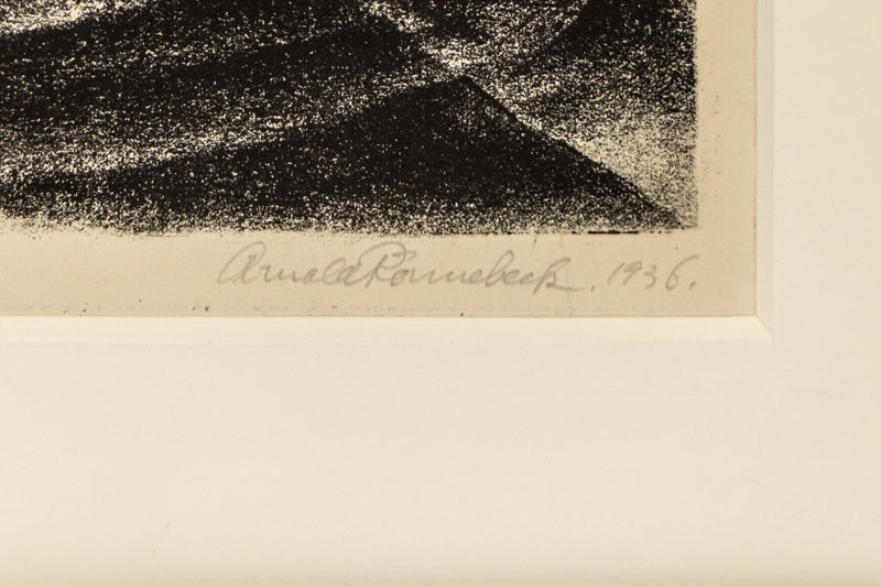 ...So She Passed Swaying... (Sailboats), Print, 1936