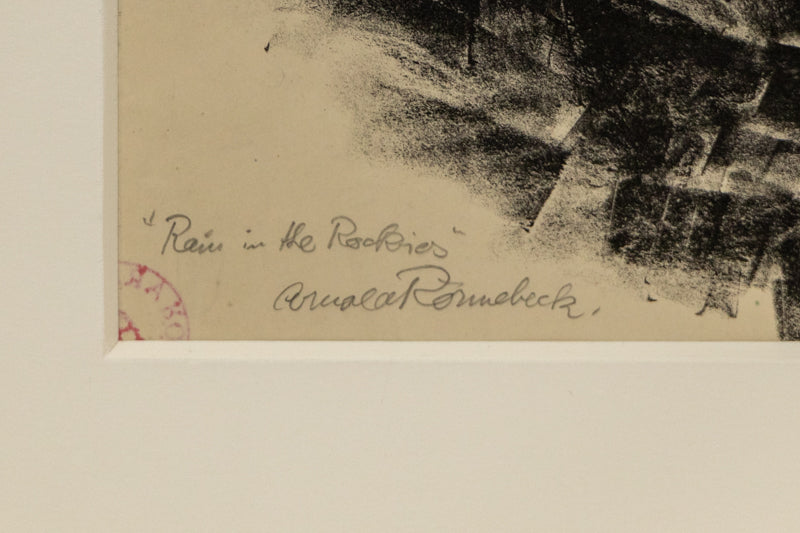 Rain in the Rockies, Print, circa 1939