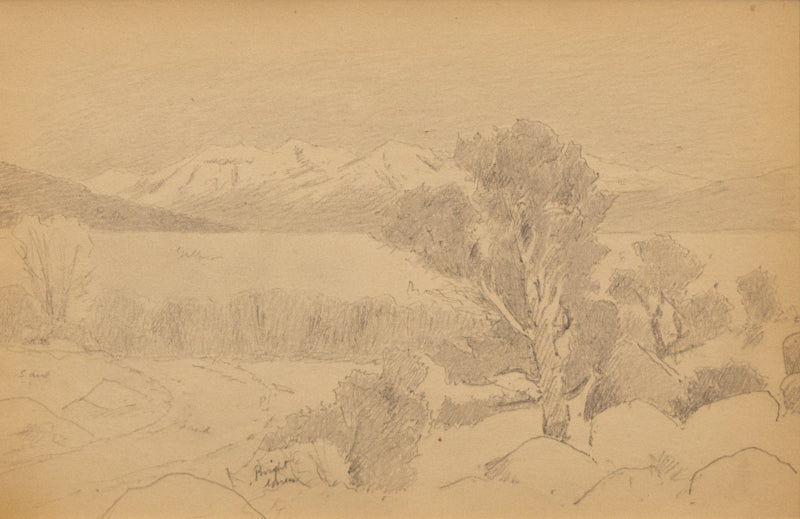Untitled (Spanish Peaks), Drawing, circa 1910