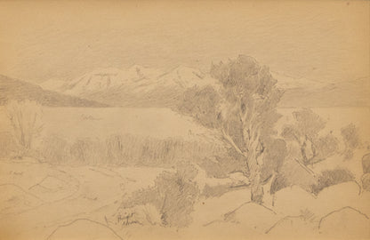 Untitled (Spanish Peaks), Drawing, circa 1910