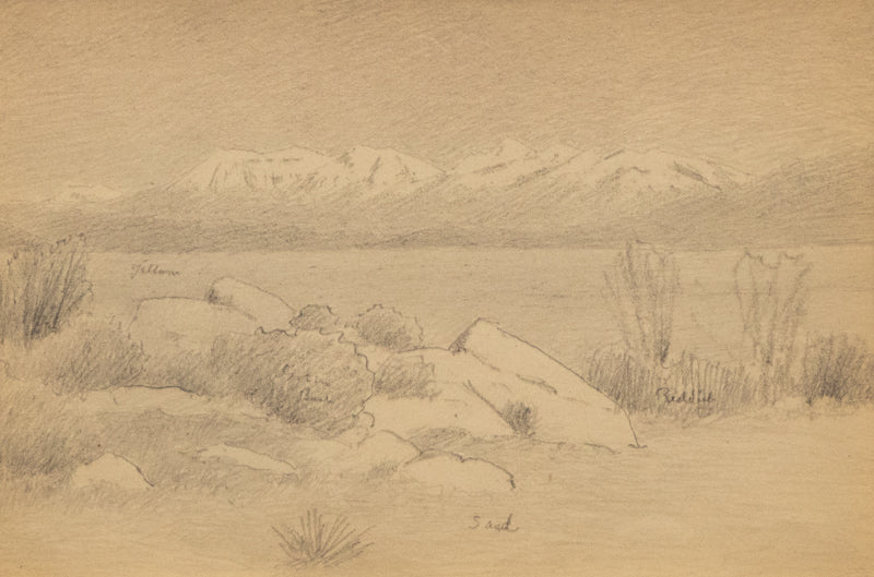 Untitled (Buena Vista), Drawing, circa 1910