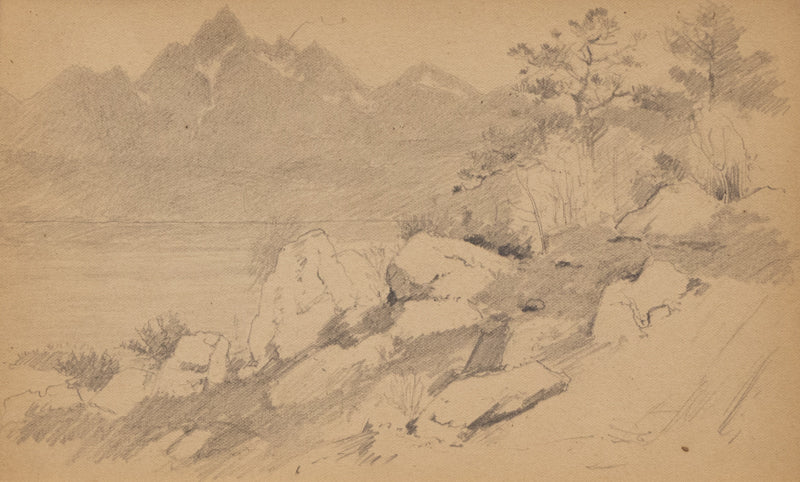 Untitled (Rock Formation), Drawing, circa 1910