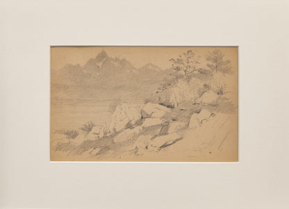 Untitled (Rock Formation), Drawing, circa 1910