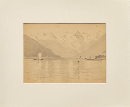 Afternoon, Como (Lake Como, Italy), Drawing, 1914