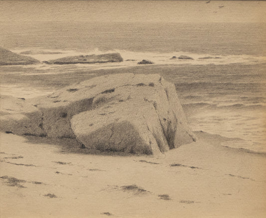 Charles Partridge Adams (1858-1942) artwork for sale. Untitled (California Seascape), Drawing, circa 1910, Denver, Colorado, Art Gallery)
